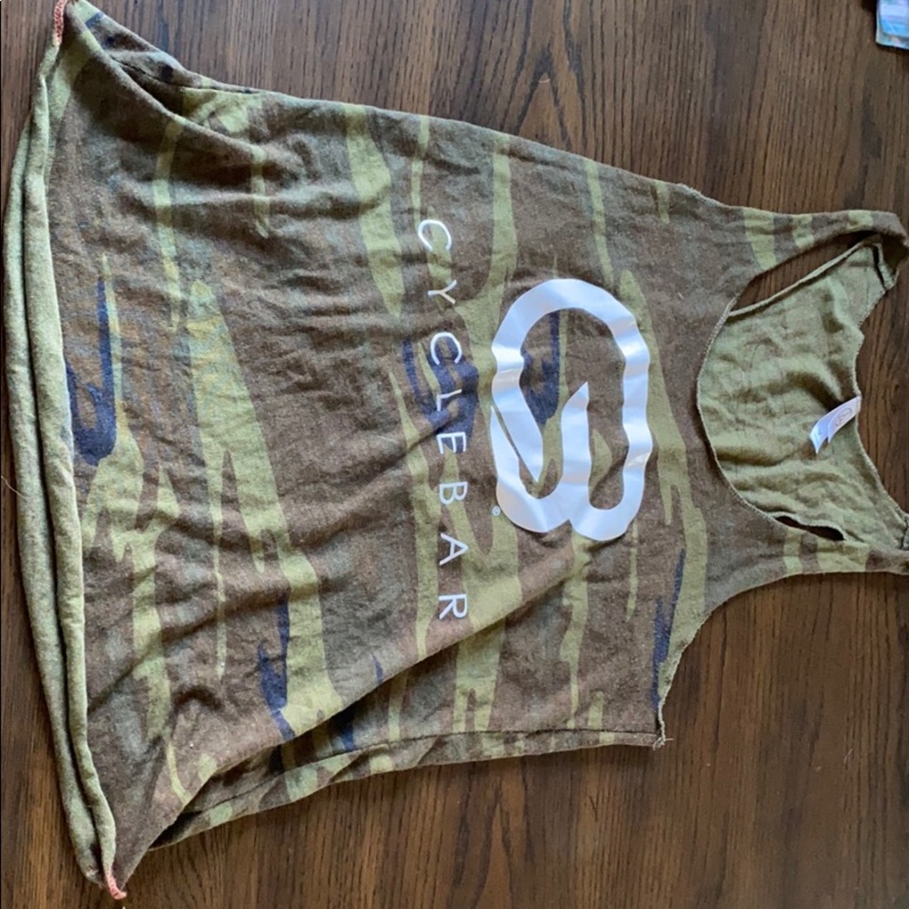 CycleBar Camo Tank in Size Medium